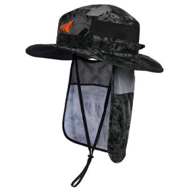 Imagem de Chapéu Boonie KastKing, chapéu de pesca UPF 50 com aba de pescoço remo