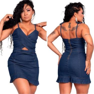 Imagem de Vestido Jeans Escuro, Pieces with attitudes - Camelô Carioca Fashion, 