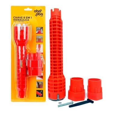 Imagem de Chave Hidráulica Multifuncional Com Nível 8 Em 1 - OBA OBA MIX