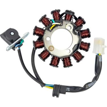 Imagem de Estator Fan 125 2009 2010 2011 2012 2013 Com Bobina Pulso - Embus