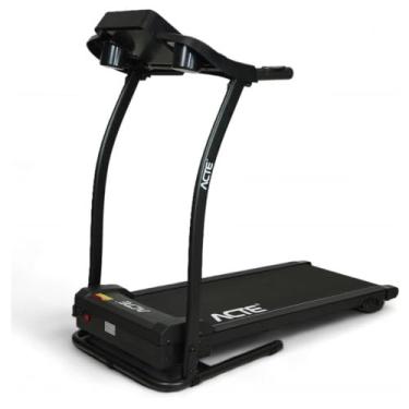 Imagem de Esteira Ergométrica Elétrica Residencial, 10km/h, 12 Programas, 110kg, Dobrável, Preta