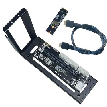 Imagem de Sintech Oculink Expansion eGPU Dock Station, M.2 M-Key para PCIE 4.0X4 Suporte de placa gráfica externa com cabo Oculink de 50 cm compatível com RTX4090, AMD RTX4090-RTX3060 RX6950XT-RX6500XT RX7900