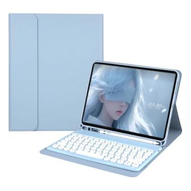 Imagem de Teclado Bluetooth e Capa Flip Para Samsung Tab A8 (x200/x205)