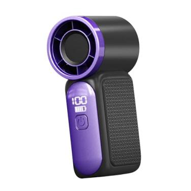 Imagem de Ｂｅｓｇａ Ventilador portátil de mão de 1 a 100 velocidades, ventilador pequeno pessoal, multiuso, 18 horas de trabalho, mini para mulheres e homens, cílios de, Preto