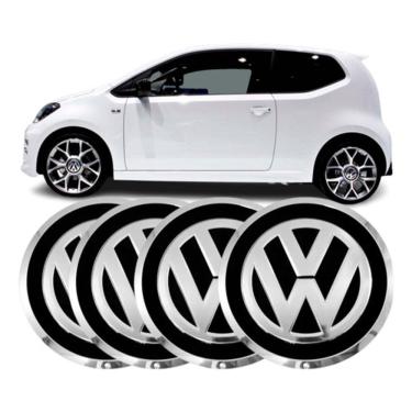 Imagem de Kit 4 Calota Centro Roda Calotinha Tampa Miolo Brw 970 Vw Up