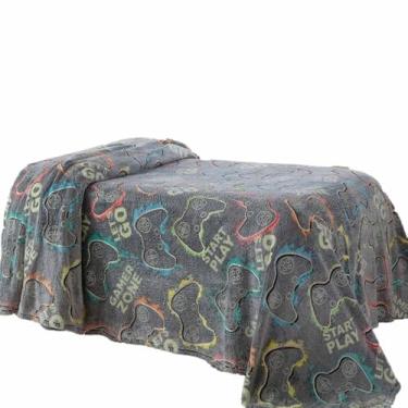 Imagem de Manta Solteiro Brilha No Escuro Shine Corttex Jogos