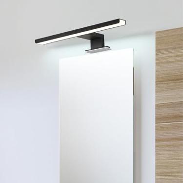 Imagem de GZZBMY Luz de espelho de banheiro lâmpadas de parede LED para interior moderno linear iluminação de parede moldura de imagem luminárias luminárias de alumínio arandela maquiagem quarto sala de estar