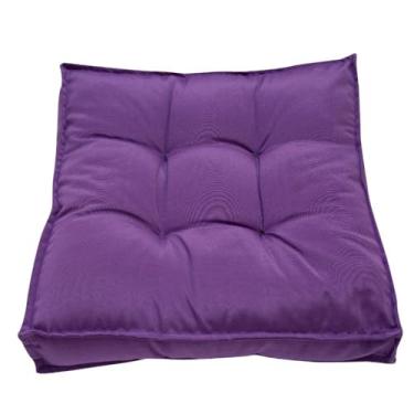 Imagem de Almofada Futon 45x45 Assento Turco Colorido Cores Decoraçao Design Shelter(Roxo)