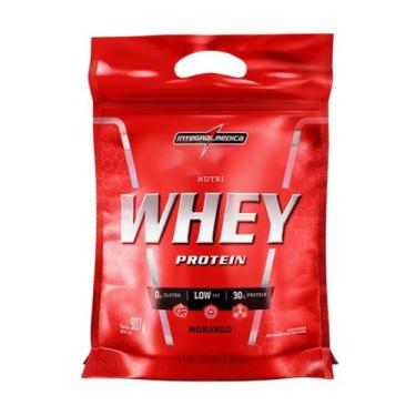 Imagem de Whey Protein Concentrado 100% Pure Integral Médica sabor Morango Refil