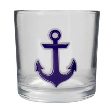 Imagem de Copo de Whiky de Vidro Marinheiro Âncora 300 ml