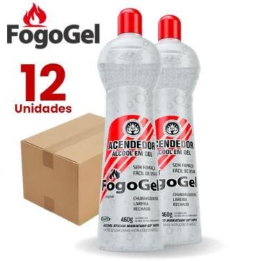 Imagem de Fogogel Acendedor Para Queima Natural 500g - Kit Com 12 Unidades - Sta