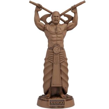 Imagem de Estátua Xangô Imagem Umbanda Candomblé Orixá (Cor Madeira)