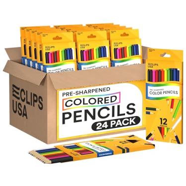 Imagem de Lápis de cor a granel, lápis de cor para crianças ou adultos, lápis de colorir de mapa, 12 por caixa, caixa pode variar (24 caixas)