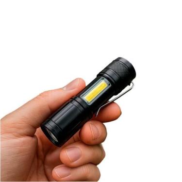 Imagem de Lanterna Militar com Zoom, Luz LED Infravermelha e Bateria Recarregáve
