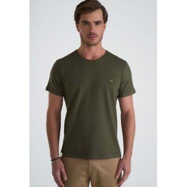 Imagem de Camiseta Manga Curta Slim Malha Linho - Docthos, 041 verde militar, P
