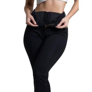 Imagem de Calça Sarja Sawary Super Lipo Boot Cut - 265064 Preto, Preto, 48