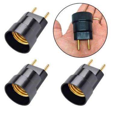 Imagem de Bocal Soquete Porta Lampada Borne Embutido Base E27 03 Un - Kaztec