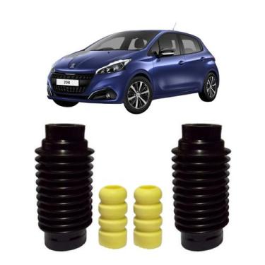 Imagem de Kit Batente Coifa do Amortecedor Dianteiro Peugeot 208 - Solupe Parts