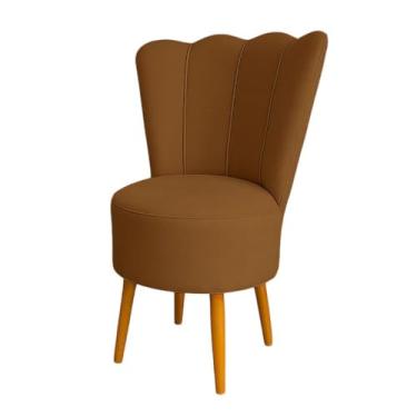 Imagem de Cadeira Pétala Veludo Premium (TERRACOTA)