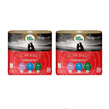 Imagem de Kit 2un Tapete Higiênico Slim Pads 30 unidades