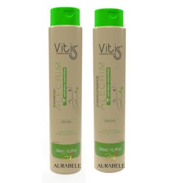 Imagem de Kit Shampoo Alecrim 500ml Condicionador 500ml cabelos mistos - Vitiss