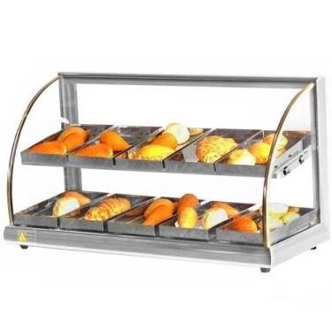 Imagem de AD10 - Estufa Alfa para salgados de 10 bandejas Dupla Prata - 220V - O