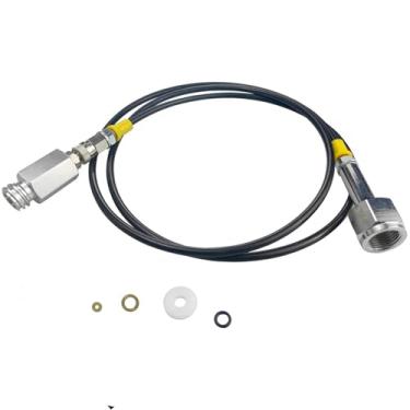 Imagem de Pautaca Mangueira Adaptadora Para Máquina De Refrigerante, Cilindro Tanque Co2 E Refrigerante Direto Com Alta Pressão 60 Polegadas, Cga320 Totr21-4