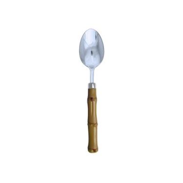 Imagem de Conjunto Talheres Bamboo Inoxidável 6 Pçs Garfo Faca Colher - Lehaví, 