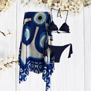 Imagem de Biquíni Curtininha Ripply Azul Marinho - Forte Beach