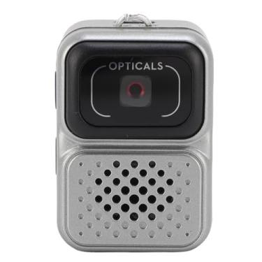 Imagem de Zopsc Câmera de Chaveiro Compacto Portátil, Gravador de Vídeo Digital de 2MP de 1080p Com Tela LCD, ângulo de Lente de 160 °, Pulseira de Pulso, Acessório Anti -perda, para Viagens Ao (Cinza)