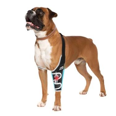 Imagem de Suporte de perna frontal para cães para suporte de cotovelo e ombro, luxação de displasia de higroma do cotovelo, traje de recuperação reflexivo de cães, alternativa de coleira cônica, ferimentos em