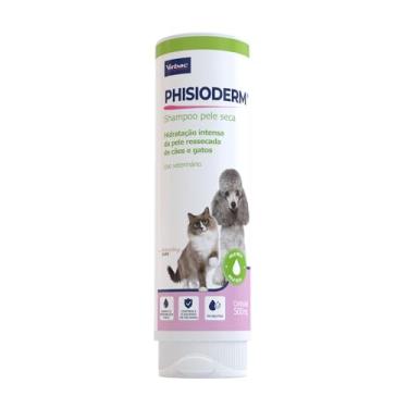 Imagem de Virbac Phisioderm Shampoo Pele Seca para Cães e Gatos 500 mL