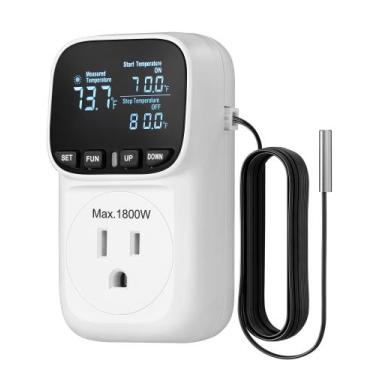 Imagem de Controlador de temperatura DEWENWILS Digital 15A/1800W 120V