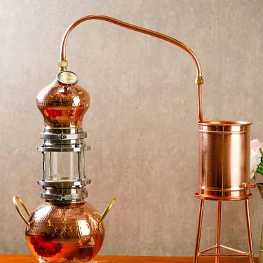 Imagem de Home Pure Copper Stills Kits De Bebidas Alcoólicas Kits De álcool De água Kits De Fabricação De Cerveja Caseira Equipamento Purificador De água Destilada, 3l