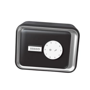 Imagem de Ｂｅｓｇａ Cofrinho com Senha, Economizador de Dinheiro, Recipiente de Armazenamento Prático E Versátil, Fechadura com Código para Festa, Preto, Tamanho real