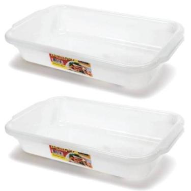 Imagem de Kit 2 Bandejas Organizadoras Multiuso 3 Litros Em Plástico - Ercaplast