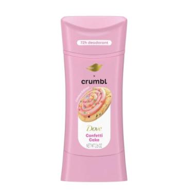 Imagem de Dove x Crumbl Pacote com 1 Desodorante em bastão Crumbl Confetti Bolo Sem Alumínio, 74 g