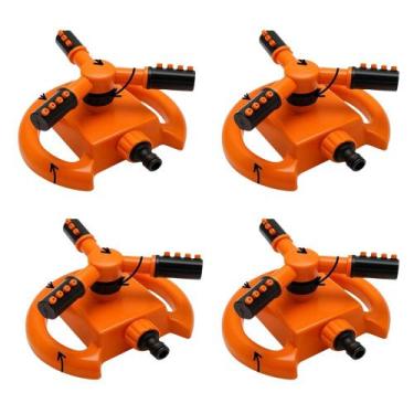 Imagem de Kit 4 Esguicho Giratório Irrigador Jardim Grama 360 Graus - Idea