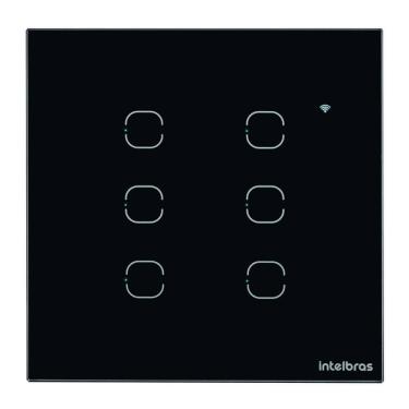 Imagem de Interruptor Smart Touch Intelbras Wifi Preto