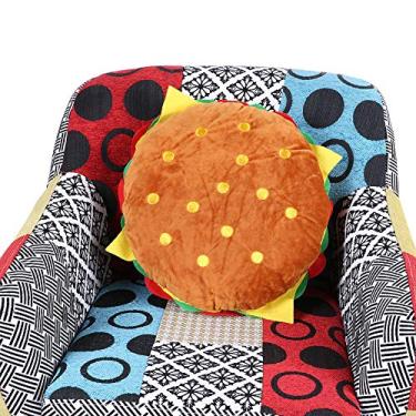Imagem de ZJchao Decoração de Travesseiros, Travesseiro de Cheeseburger, Queijo Hambúrguer de Doméstico de de Hambúrguer de Alimentos de Alimentos de de Cheeseburge Recheio de Cachorro -quente