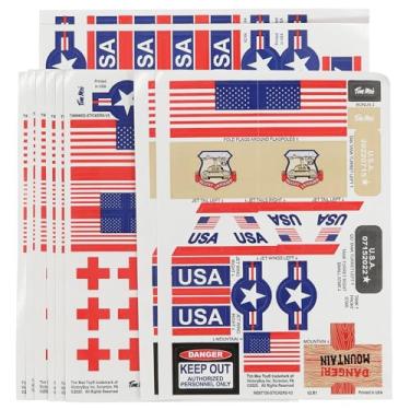 Imagem de Tim Mee Toy Folhas adesivas de plástico do exército para tanques, caminhões, aeronaves - Envio grátis