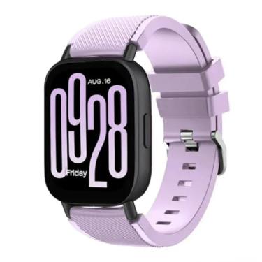 Imagem de Pulseira esportiva de silicone para Redmi Watch 3 Lite, acessórios de relógio inteligente, cinto de substituição (lilac)