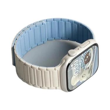 Imagem de Pulseira Esportiva Magnética De Silicone De 49mm 45mm 46mm 42mm 38mm 4