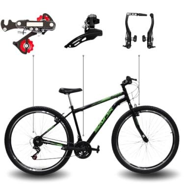 Imagem de Bicicleta Aro 29 Bike Saidx Premium 21 Vel Quadro de Aço Carbono (Verde)