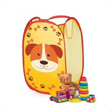 Imagem de Cesto Organizador Dobrável Telado Cachorro