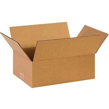 Imagem de Caixas de envio BOX USA Flat 14x10x5cm, pacote com 25 unidades, corrug