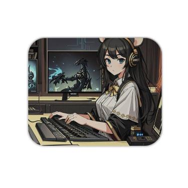 Imagem de Mouse Pad em Tecido - Anime Girl - PC Gamer