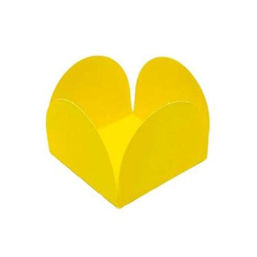 Imagem de Forminha 4 Petala Neon Amarelo C/50 Marques