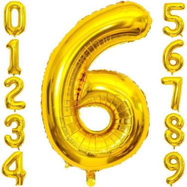 Imagem de Balão de letras de prata grande de 40 polegadas, Alphabet Lett - HUOGU