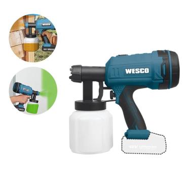 Imagem de Pistola De Pintura Wesco Cm 18V Ws2342.9 Wesco Sem Bateria